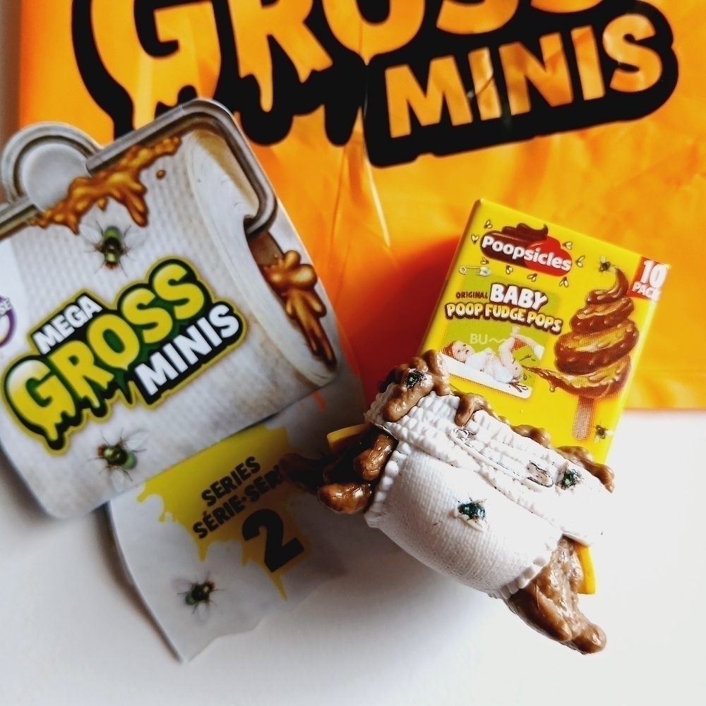 Zuru Mega Gross Minis Series 2 Baby Poop Fudge Pops